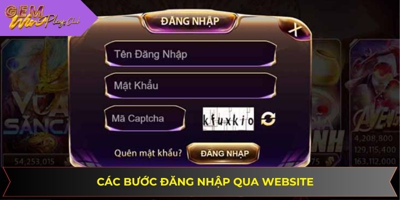 Đăng nhập vào cổng game cực thần tốc qua vài bước ngắn